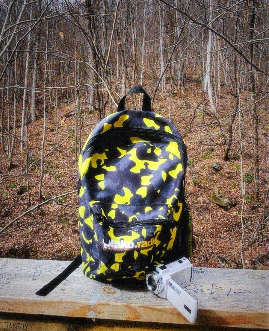 plako radio backpack [black + yellow edition]