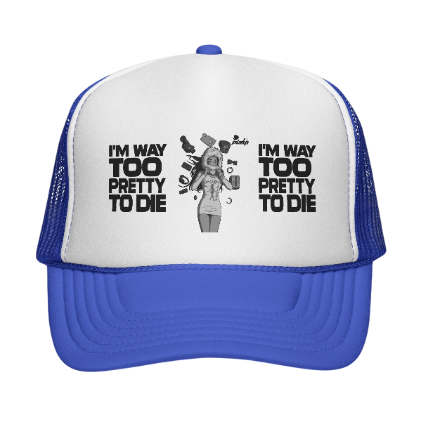 TOO PRETTY TO DIE TRUCKER HAT[ICONS ONLY]