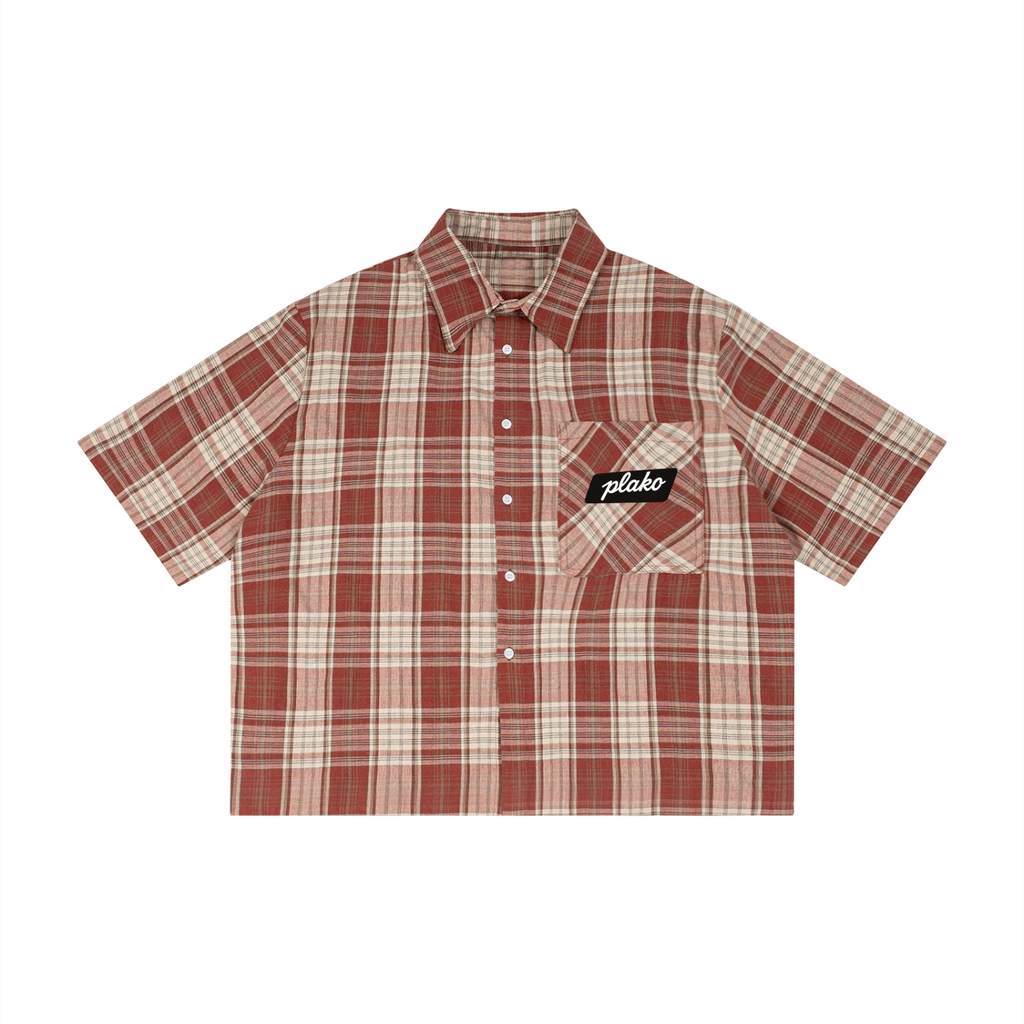 pop director plaid shirt