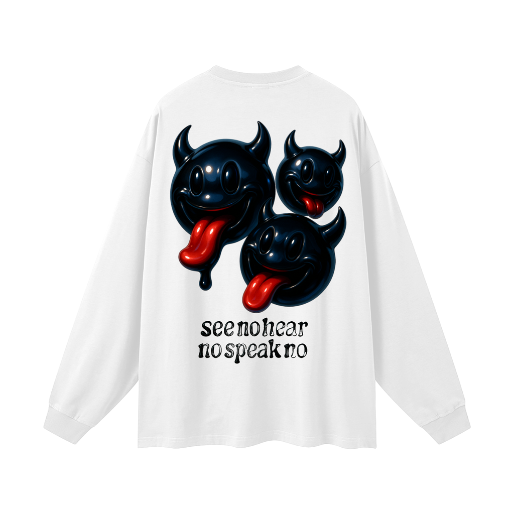 NO EVIL LONG SLEEVE SHIRT
