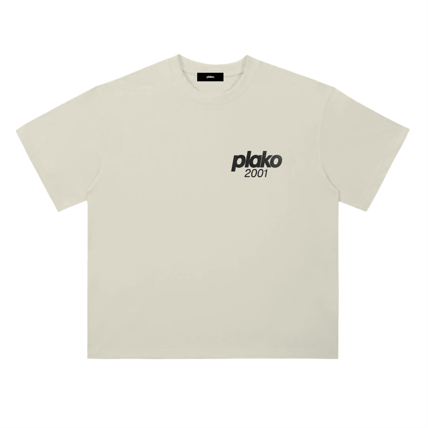 PLAKO ESSENTIALS 2001 HEAVYWEIGHT TEE [BLACK EDITION]