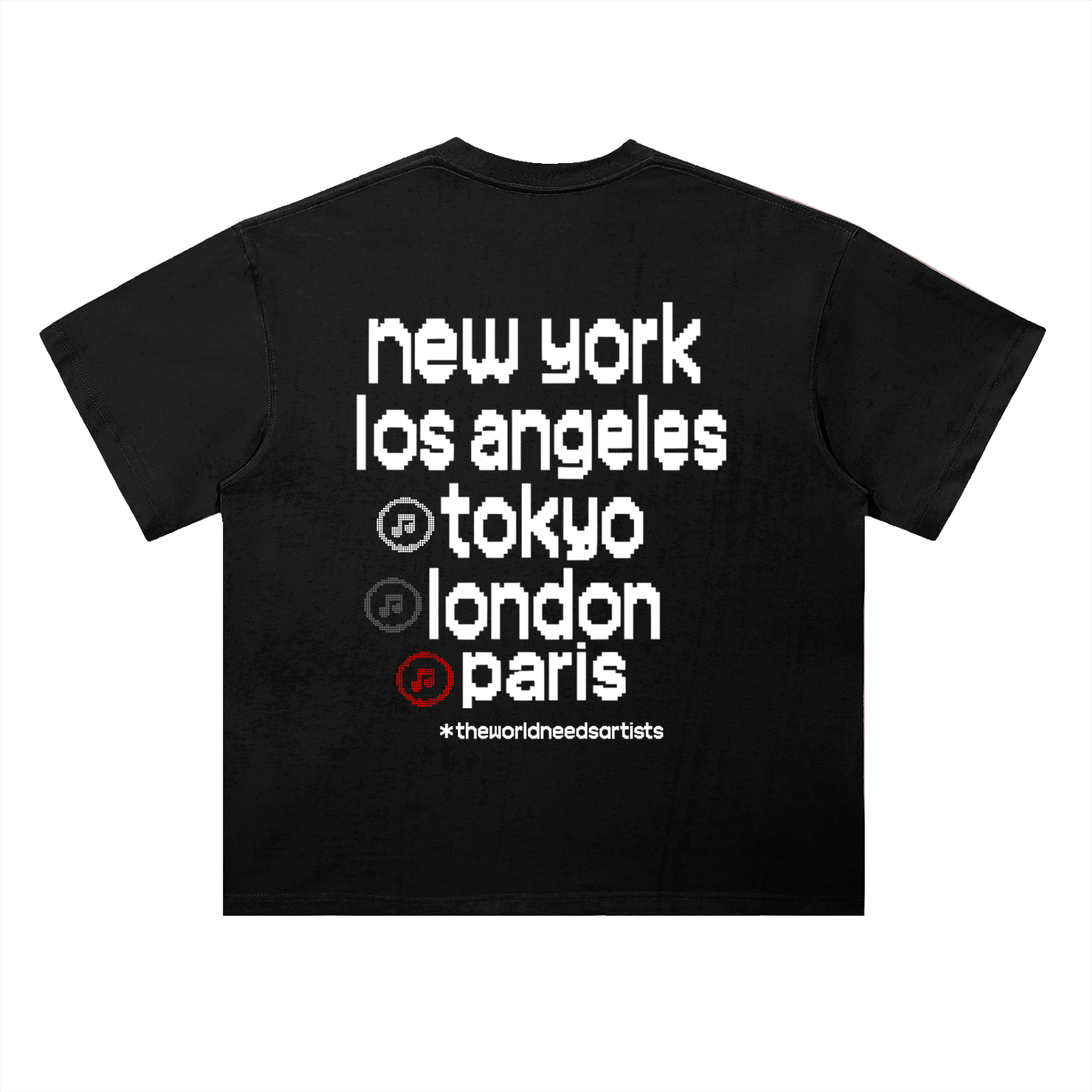 the world needs artists tee v2