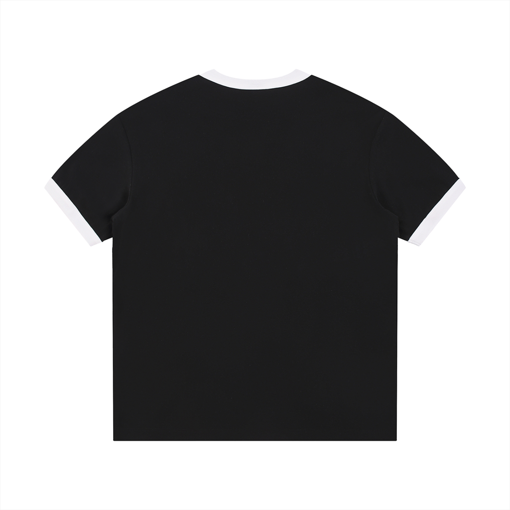 starball contrast ribbed tee
