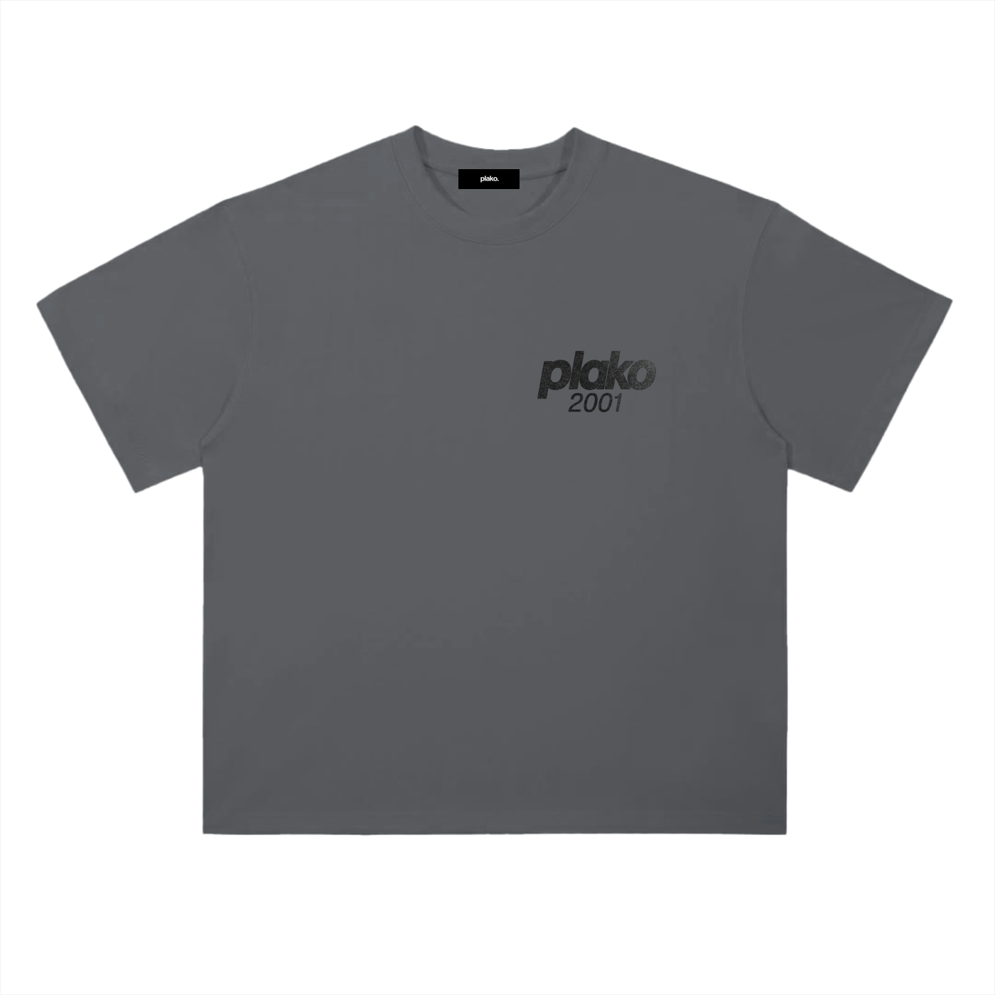 PLAKO ESSENTIALS 2001 HEAVYWEIGHT TEE [BLACK EDITION]