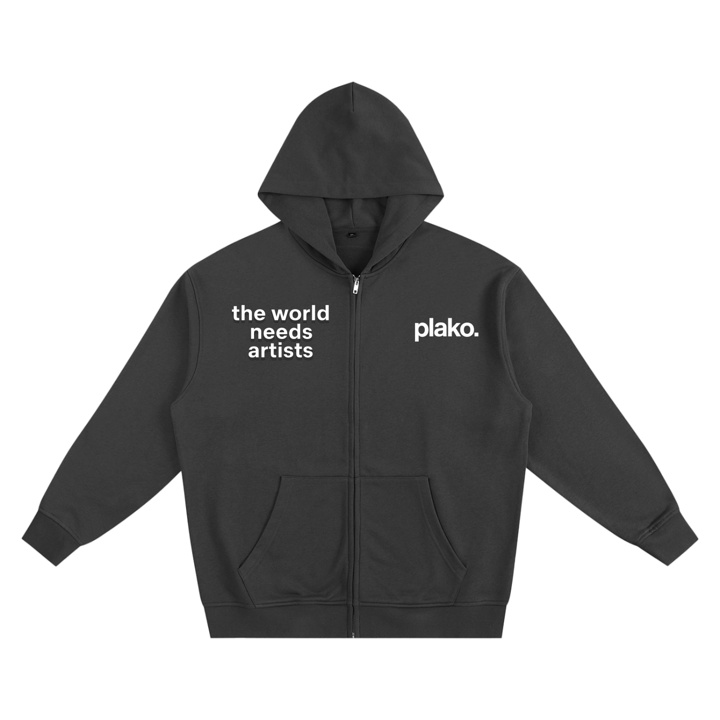 THE WORLD NEEDS ARTISTS ZIP UP HOODIE [SOLD OUT]