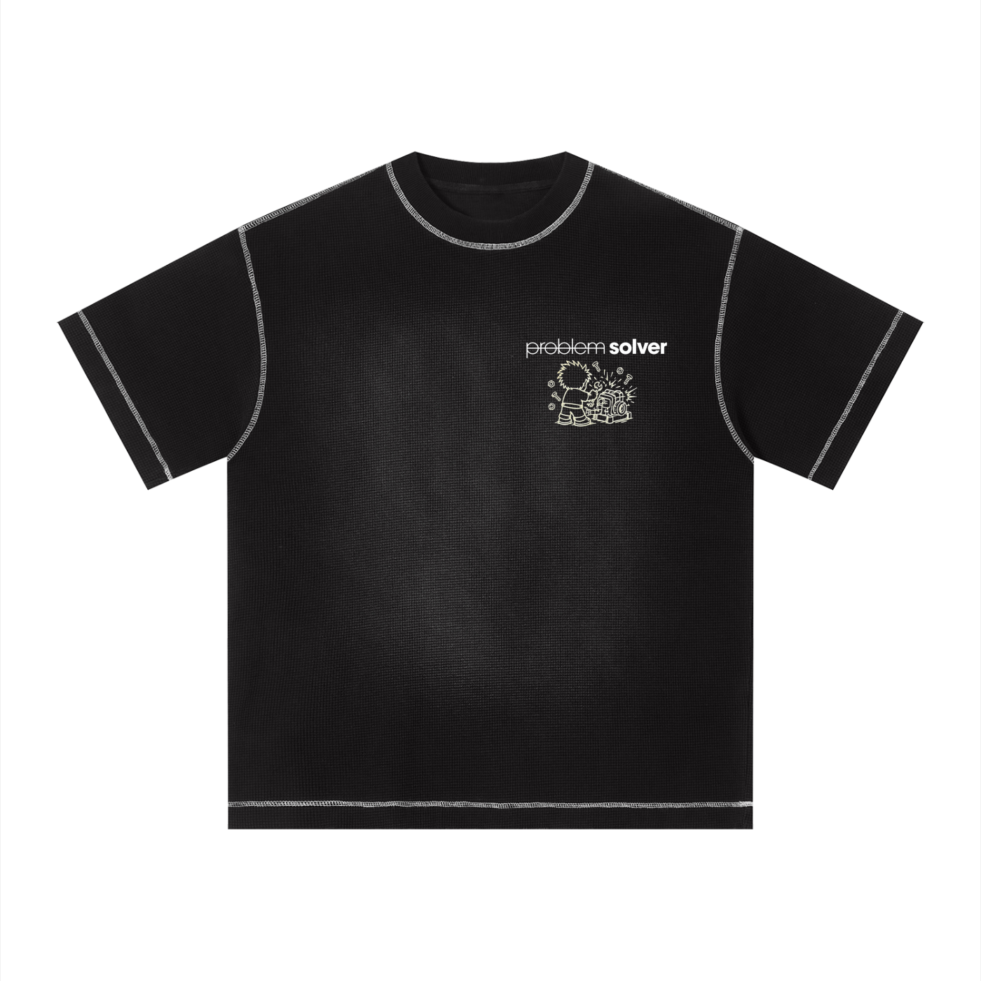 problem solver waffle tee
