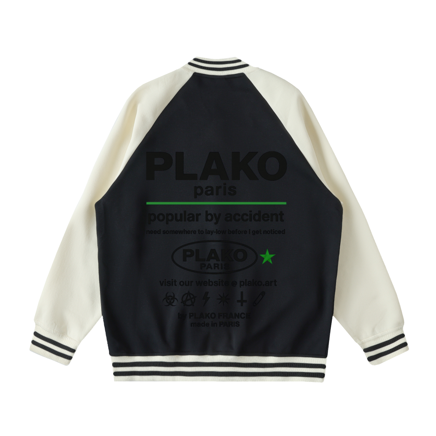 POPULAR BY ACCIDENT VARSITY JACKET