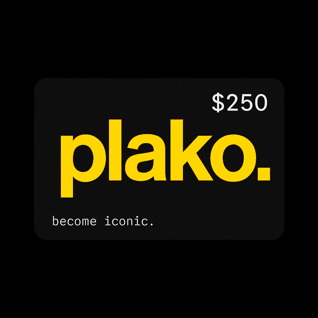 $250 PLAKO GIFT CARD